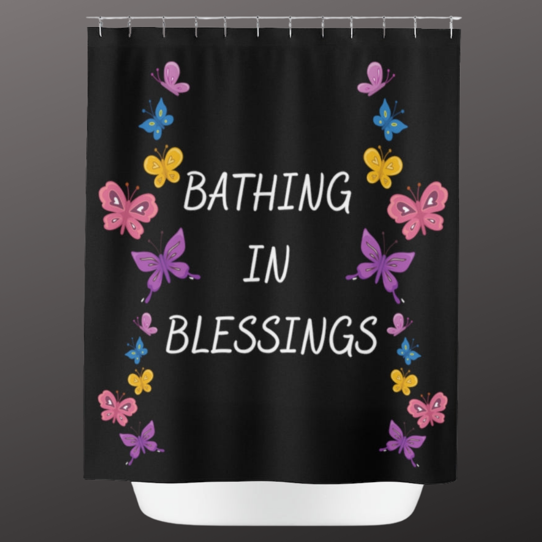 Shower Curtain - Bathing in Blessings