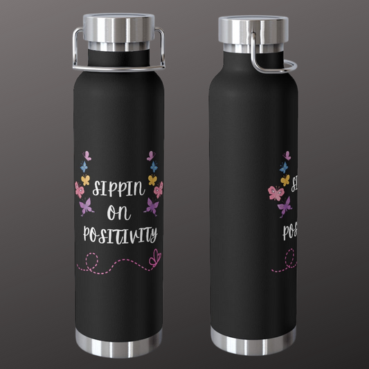 Insulated Bottle - Sippin on Positivity